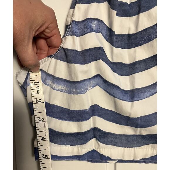 Chubbies Swim Trunks Mens Large Blue White Striped Lined Shorts Bathing Suit - Picture 11 of 12